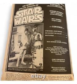 Star Wars #1 Marvel 1977 1st Issue Raw Fair Condition Newsstand