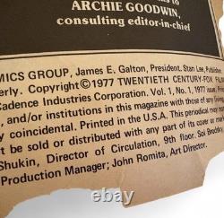 Star Wars #1 Marvel 1977 1st Issue Raw Fair Condition Newsstand