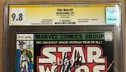 Star Wars #1 Marvel 1977 CGC 9.8 New Hope Stan Lee Auto Signature Series (BB MO)