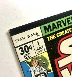Star Wars #1 (Marvel 1977) Newsstand 1st Print Higher Grade Key Beauty But Tear