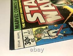 Star Wars #1 (Marvel 1977) Newsstand 1st Print Higher Grade Key Beauty But Tear