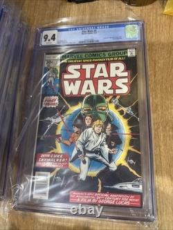 Star Wars #1 Marvel Comics (1977) CGC 9.4 Newsstand 1st Print Graded Comic