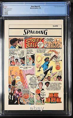 Star Wars #1 Marvel Comics 1977 CGC 9.8 Part 1 of Star Wars A New Hope mo