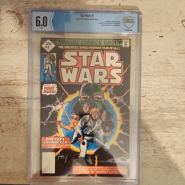 Star Wars #1 (marvel Comics 1977 Whitman Reprint Variant) Cbcs Graded 6.0
