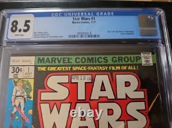 Star Wars #1 Marvel First Print Cgc 8.5 White Pages