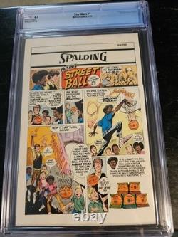 Star Wars #1 Marvel First Print Cgc 8.5 White Pages