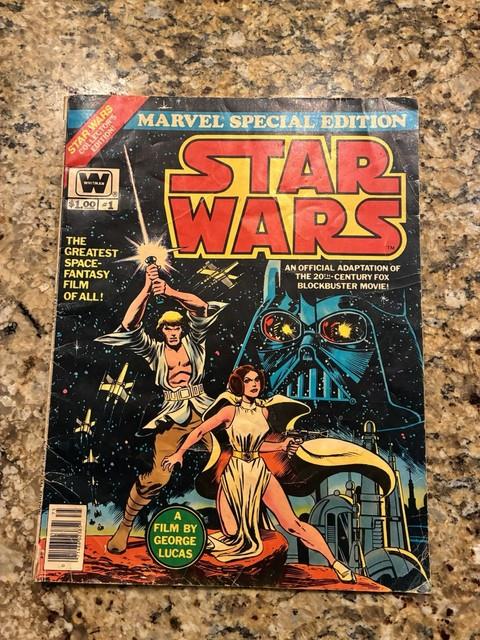 Star Wars #1 Marvel Special Edition Whitman 1977 Large Comic
