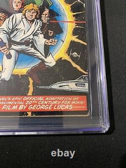 Star Wars #1 Newsstand Edition 7/77 -Off White To White Pages. CGC 7.0