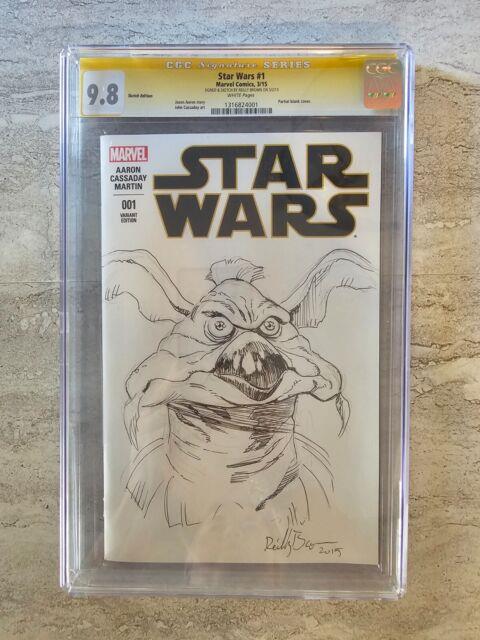 Star Wars #1 Reilly Brown Salacious Crumb Signed/sketched Marvel Comics Cgc 9.8