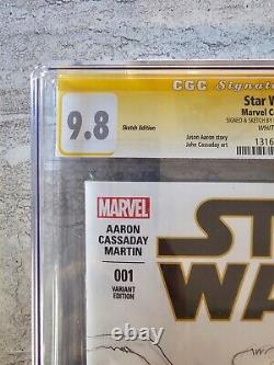 Star Wars #1 Reilly Brown Salacious Crumb Signed/Sketched Marvel Comics CGC 9.8