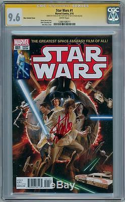 Star Wars #1 Ross Variant Cgc 9.6 Signature Series Signed Stan Lee 2015 Movie