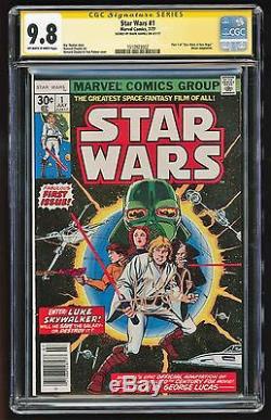 Star Wars #1 SS CGC 9.8 Mark Hamill Signature Series 1977 Free Shipping
