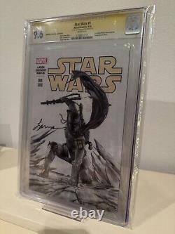 Star Wars #1 Signed by Laura Martin CGC 9.6