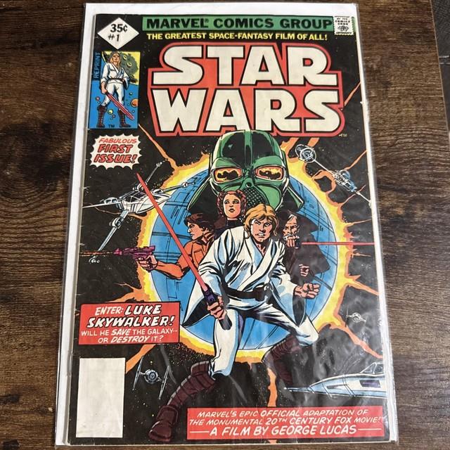 Star Wars # 1 Vf/nm Marvel Comic Book Reprint Luke Skywalker Darth Vader 3 J310
