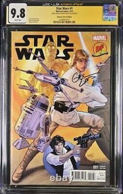 Star Wars (2015) #1 Df Greg Land Connecting Exclusive Var Sgn Greg Land Cgc 9.8 Star Wars (2015) #1 Df Greg Land Connecting Exclusive Var Sgn Greg Land Cgc 9.8