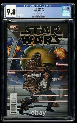 Star Wars (2015) #4 CGC NM/M 9.8 White Pages Camuncoli Variant