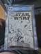 Star Wars (2015 Marvel) #1 Quesada Sketch Variant Cgc 9.8 1500