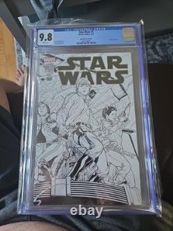Star Wars (2015 Marvel) #1 Quesada Sketch Variant CGC 9.8 1500 Star Wars (2015 Marvel) #1 Quesada Sketch Variant CGC 9.8 1500