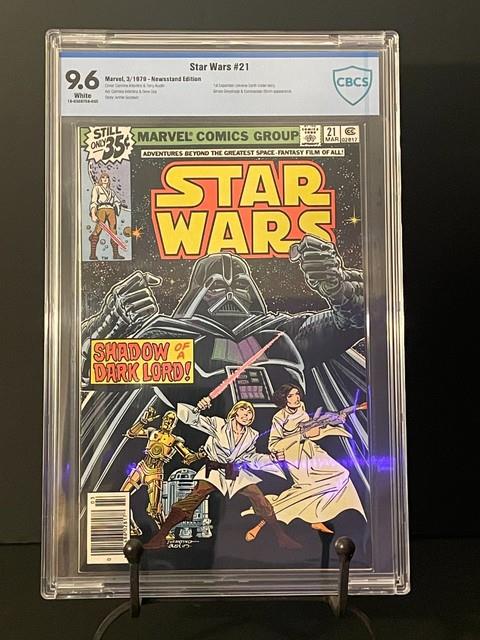 Star Wars #21 Cbcs 9.6 1st Darth Vader Solo Story Newsstand Edition Nm+