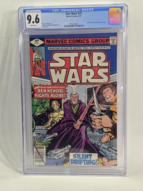 Star Wars #24 Marvel Comics 6/79 Cgc 9.6 White Pages Small Crack In Case Corner