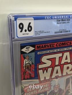 Star Wars #24 Marvel Comics 6/79 CGC 9.6 White Pages Small Crack In Case Corner