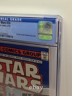 Star Wars #24 Marvel Comics 6/79 CGC 9.6 White Pages Small Crack In Case Corner