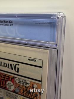 Star Wars #24 Marvel Comics 6/79 CGC 9.6 White Pages Small Crack In Case Corner