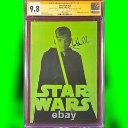 Star Wars #28 Christopher Variant Cover Cgc 9.8 Ss Signed By Mark Hamill Jtc