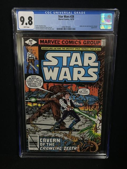 Star Wars #28 Jabba The Hut Cgc 9.8 White Pages