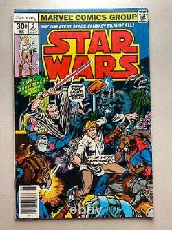 Star Wars #2. 1977 Marvel Comics. 1st PRINT. First Han Solo + Obi-Wan Kenobi