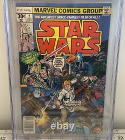 Star Wars #2 1st Print CGC 5.0 VG/FN Marvel Comics Aug 1977 WP 1st Appearances