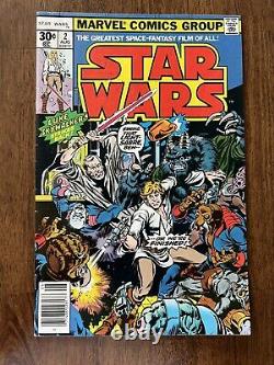 Star Wars #2 1st Print MARVEL NEWSSTAND 1977 Obi-Wan Kenobi Disney