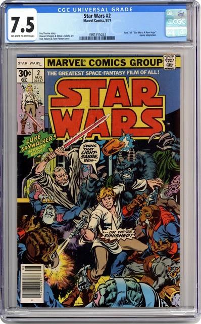 Star Wars #2 1st Printing Cgc 7.5 1977 3901915023