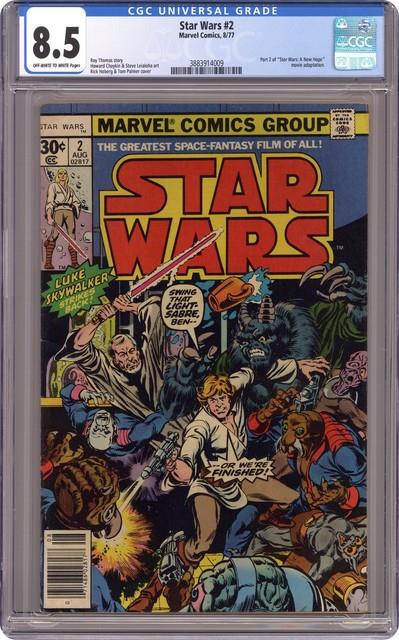 Star Wars #2 1st Printing Cgc 8.5 1977 3883914009
