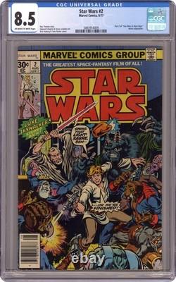 Star Wars #2 1st Printing CGC 8.5 1977 3883914009