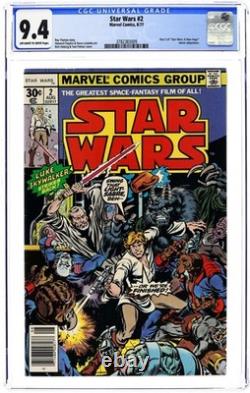 Star Wars #2 1st Printing CGC 9.4 1977 3782383009
