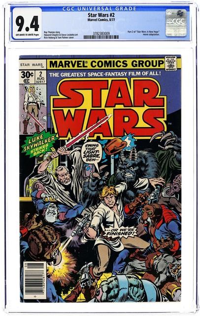 Star Wars #2 1st Printing Cgc 9.4 1977 3782383009