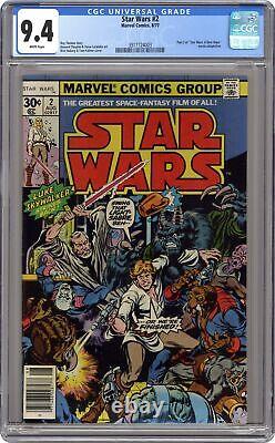 Star Wars #2 1st Printing CGC 9.4 1977 3917724003