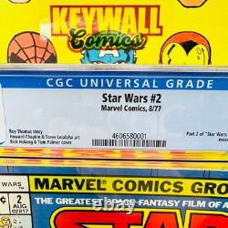 Star Wars #2 CGC 9.4 Nice White Pages 1977 Newstand Obi-Wan Kenobi