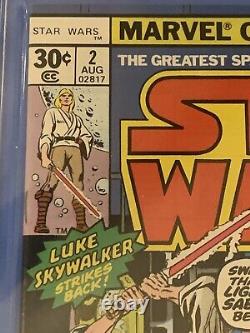 Star Wars 2 CGC 9.6 White Pages Marvel 1977 Han Solo Chewbacca Luke Skywalker