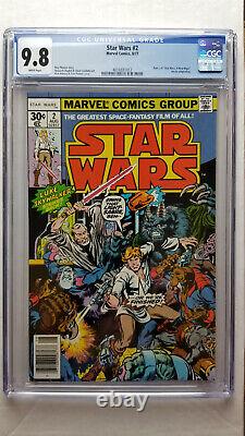 Star Wars #2 CGC 9.8 NM/M WHITE 1st Appearance of Obi Wan, Han Solo