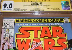 Star Wars #2 CGC SS SIGNED Howard Chaykin Steve Leialoha Marvel 1977 movie
