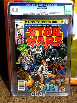 Star Wars #2 Cgc 9.8 First Appearance Of Obi-wan Kenobi Han Solo 1977