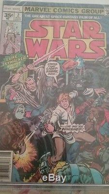 Star Wars #2 F/VF 7.0 RARE 35 Cent Variant Marvel 1977 HAN SOLO MOVIE