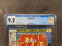 Star Wars #2 Marvel 1977 CGC 9.2 Star Wars A New Hope Original Print