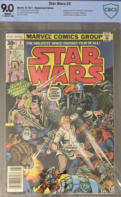 Star Wars #2 Newsstand Edition Cbcs 9.0 Multiple Appearance