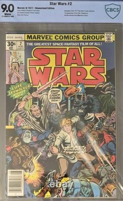 Star Wars #2 Newsstand Edition CBCS 9.0 Multiple Appearance