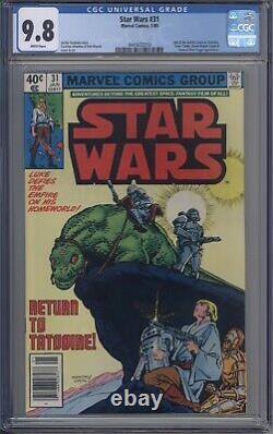 Star Wars # 31 CGC 9.8! NEWSSTAND