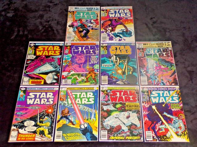 Star Wars 34 37 41 45 46 49 51 55 56 58 Newsstand Lot 1977 Marvel Comics