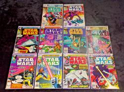 Star Wars 34 37 41 45 46 49 51 55 56 58 Newsstand Lot 1977 Marvel Comics